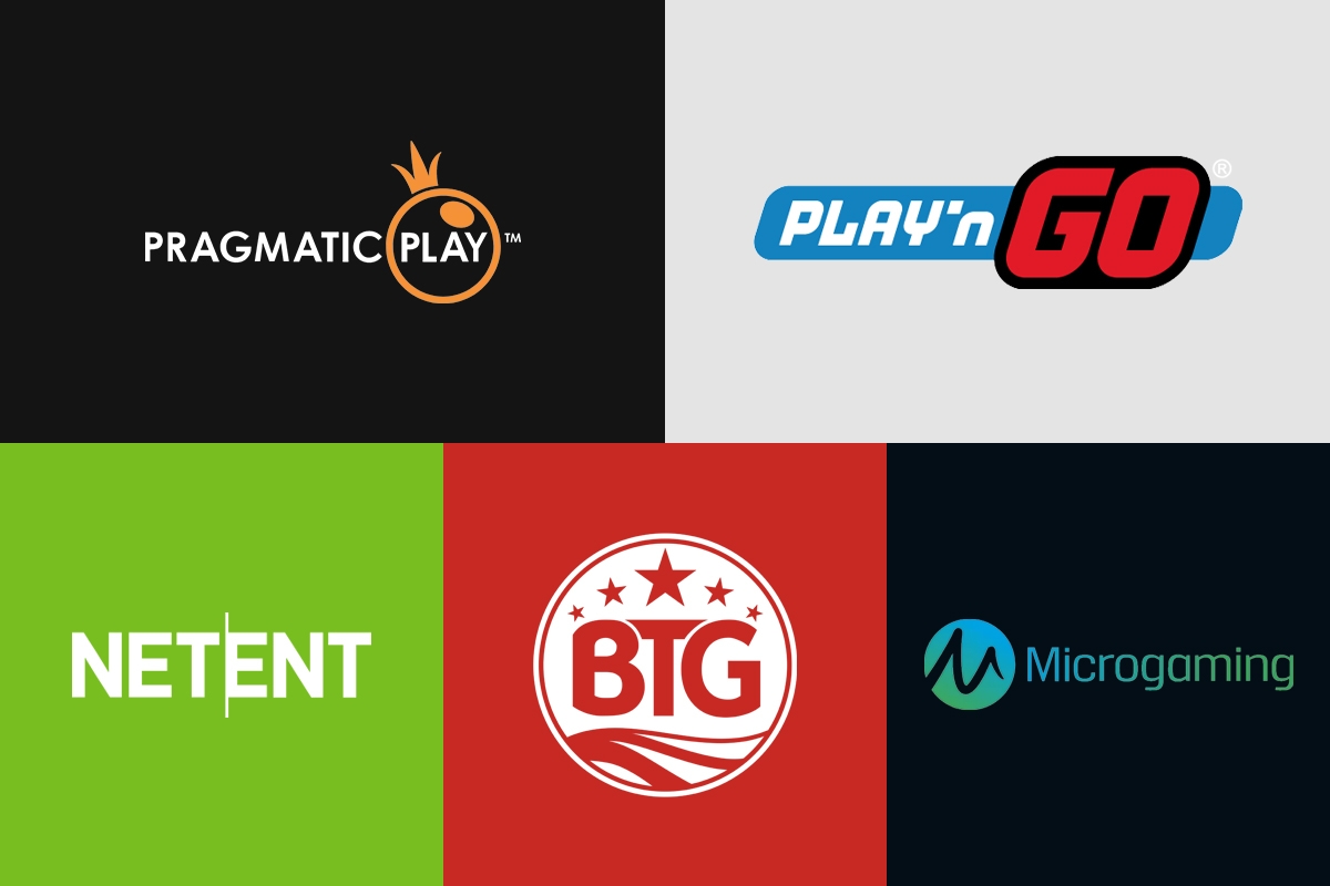 Pragmatic Play, Play'n GO, NetEt, Big Time Gaming, Microgaming
