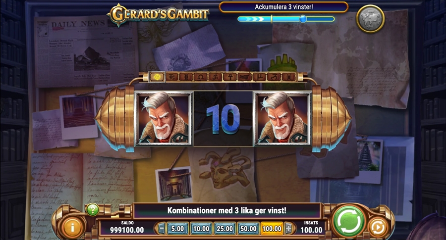 Gerard's Gambit spelplan