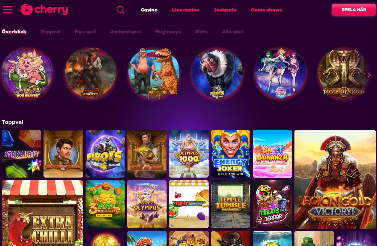 Cherry casinolobby